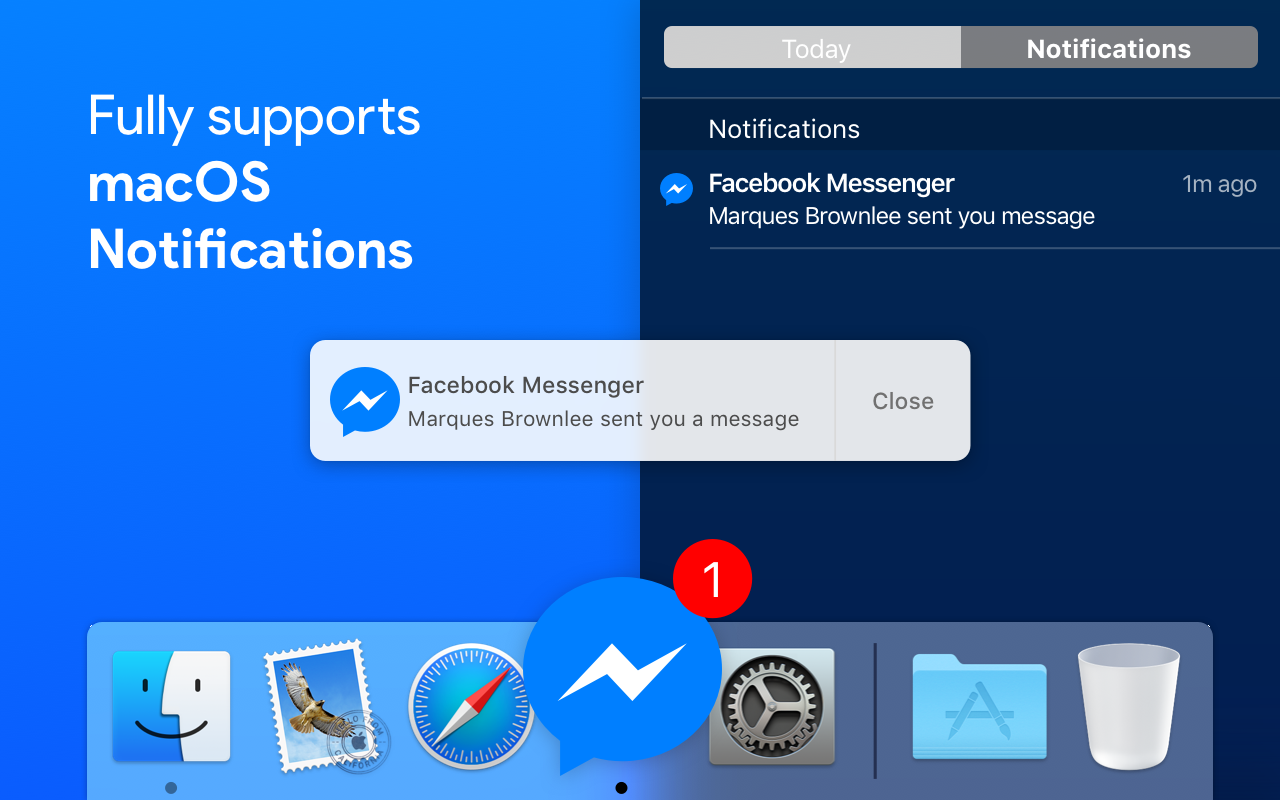 Facebook messenger online for mac